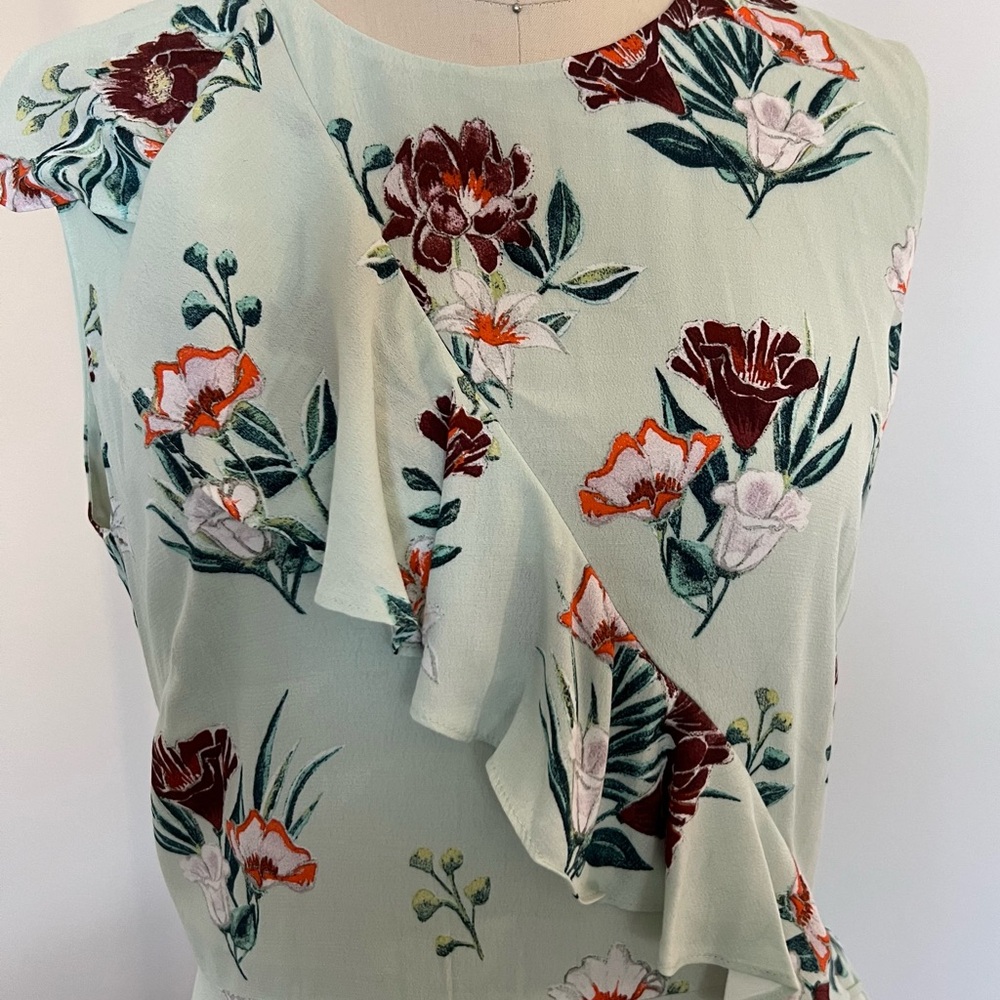 Mango Floral Ruffle Dress - Picture 2 of 5